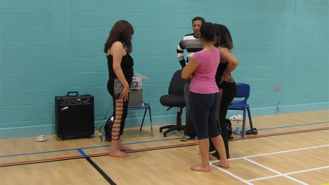 using a sports hall to teach