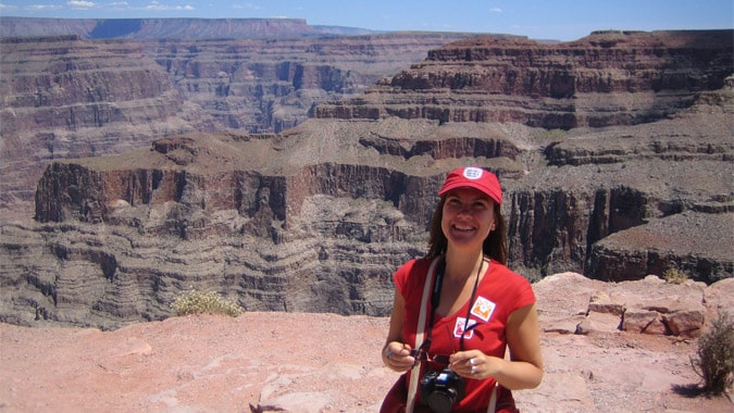 Valeria in Grand Canyon